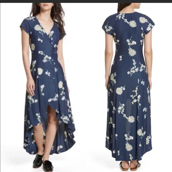 knee length dresses for ladies Free People | Lost in You Floral Maxi Dress main image 1